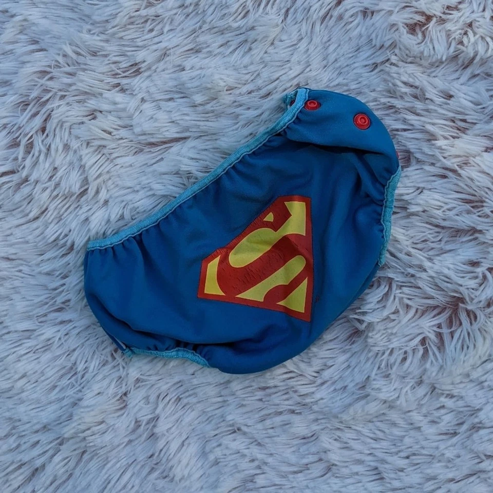 Superman! Pañal de natación Bumkins DC Comics tamaño mediano 16 lb+ Foto 3 de 4