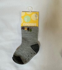 NWT Vtg Gymboree Garden Friends caterpillar gray socks 6-12 m fit shoe 02