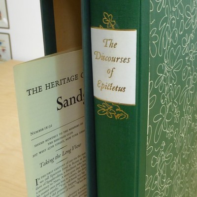 The Discourses of Epictetus Heritage Press 1968 Illus. Hans Erni