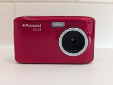 Polaroid iG128 Digital Camera 20MP 4x Digital Zoom Red VGC Uses 3x AAA Batteries