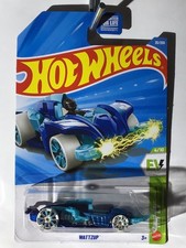 2026 Hot Wheels WATTZUP 35/250 4/10 HW EV Edition Blue White w Plastic Case