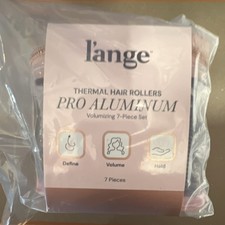 L'ange Pro Aluminum Volumizing Thermal Hair Rollers 7-Piece Set Black