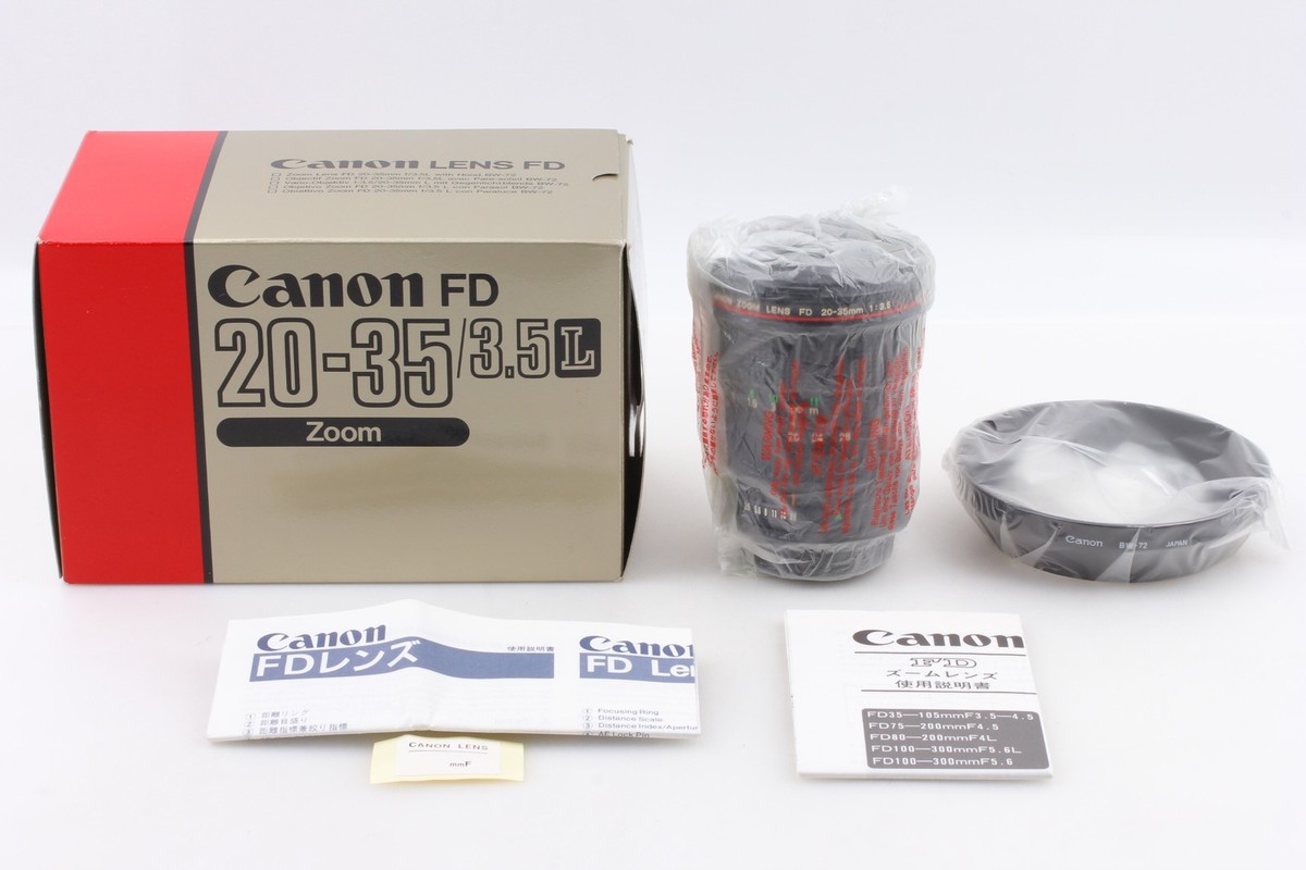 Unused] Canon New FD NFD 20-35mm f3.5L MF Zoom Lens From
