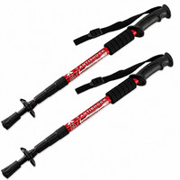 2 Stk. Teleskop Nordic Walking StöCke WanderstöCke Antischock 50-110Cm Aluminium