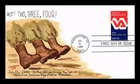Dr Jim Stamps 15c Veterans Admin 50 Years FDC T M Weddle Hand Painted Cachet