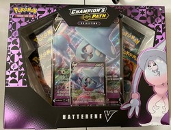 Pokemon TCG Champion's Path Hatterene V Collection Box