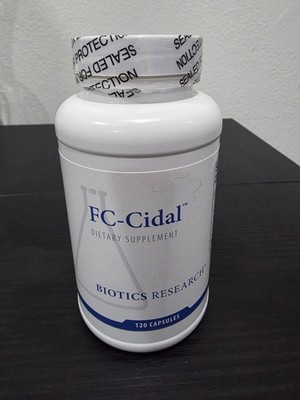 Biotics Research FC-Cidal 120 capsules Expiration 10/2026