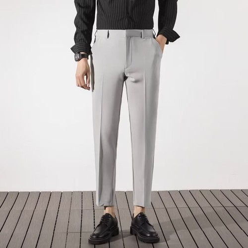 Casual Yet Classy Men's Slim Straight Pant Stylish Everyday Essentials - Picture 12 of 75