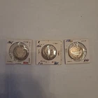 Lot of 3 Barber Half Dollar 1901 1906 1907 90% Silver Ungraded Circulated