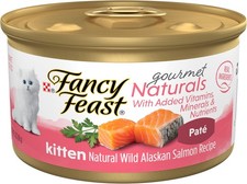 Purina Fancy Feast Grain Free Pate Wet 3 Ounce (Pack of 12), Natural Salmon 9.10 per pound