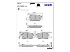 Bremsbeläge für Hyundai i30 PD Kombi PDE KIA Ceed CD Sportswagon ab 16->