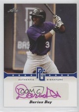 2013 Leaf Perfect Game Showcase Auto Blue 5/25 Darius Day #A-DD1 Auto 8q4