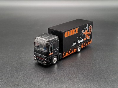 Herpa 1:87 H0 OBI Baumarkt - seltener MB Actros Modell Lkw Truck ''Sondermodell'' 