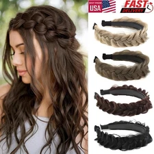 Headband With Tooth Wide Braid Messy Hair Hoop Women Fashion Hair Accessories US