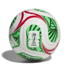 Soccer Ball World Cup Club Mexico Size 5 White Vivid Red adidas Unisex-Adult
