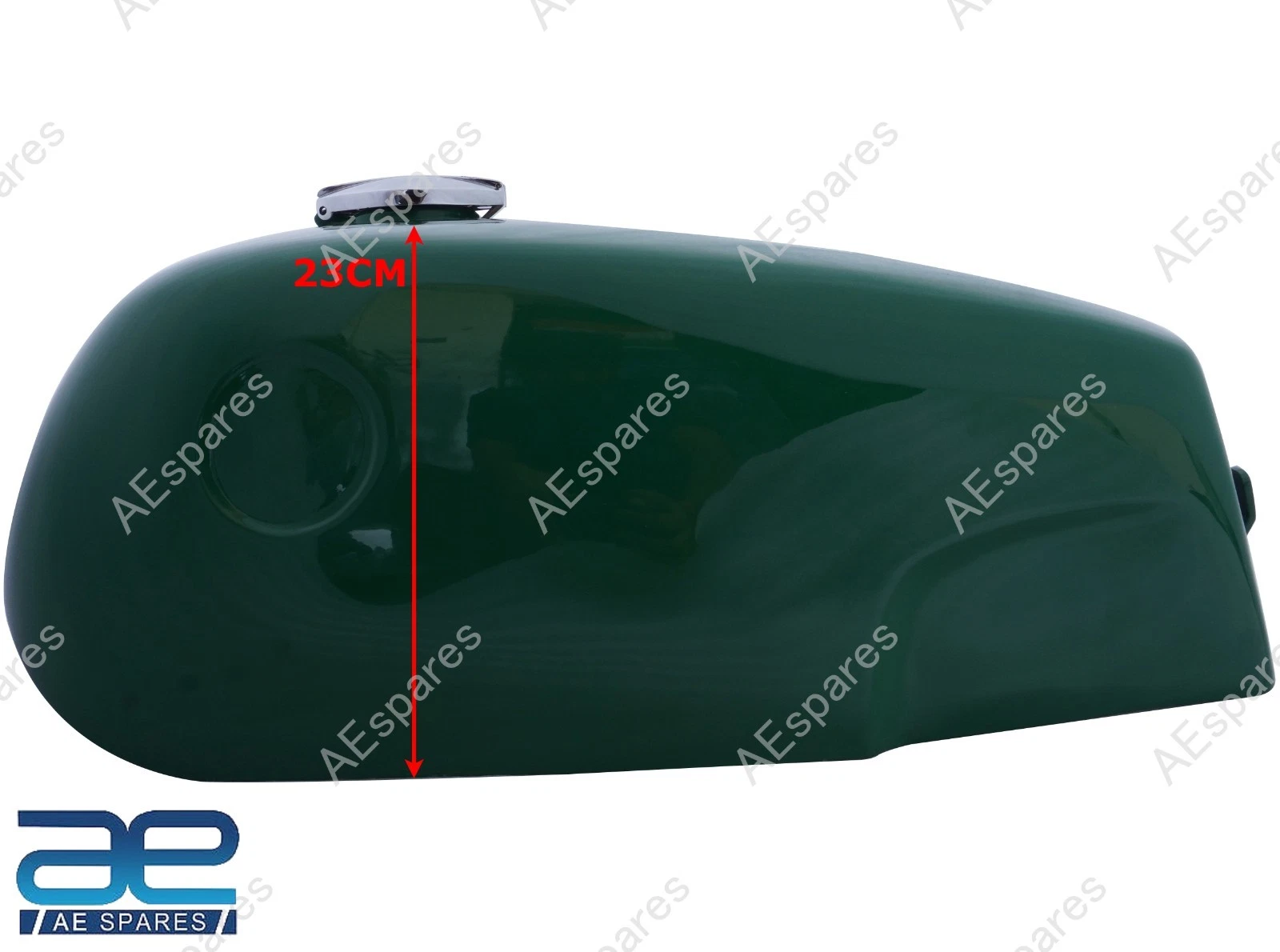For Norton Commando Fastback Gas Fuel Tank British Racing Green Painted view 4