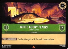 White Agony Plains Golden Lagoon 102/204 Whispers in the Well Lorcana 002720