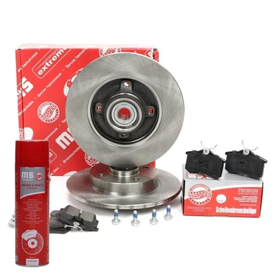 Kit disques + plaquettes + nettoyant arrière pour PEUGEOT 307; CITROËN C4, C4 I - Photo 1/2
