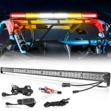 37 Inch Chase Lights Rear LED Chase Light Bar 37" UTV Strobe Lights w/Turn Si...