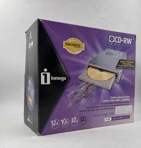 IOMEGA Lecteur CD-RW Interne EIDE 16x Enregistrement 10x Réécriture 40x Lire 32 Rip NEUF - Photo 1/6