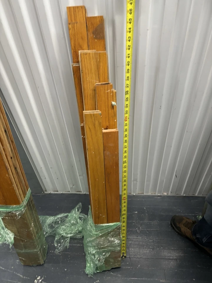 "Suelo de madera de roble rescatado - 2"" para proyectos de restauración o reparación" Foto 4 de 4
