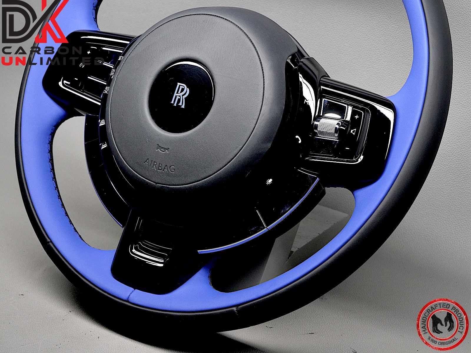 Rolls Royce Cullinan Two Tone Radiant Blue OEM Original Factory Steering Wheel