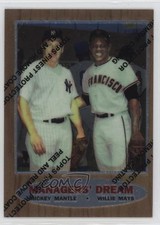 1997 Topps Reprints Finest Mickey Mantle Willie Mays Elston Howard #33 HOF 4pa