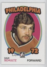 2009-10 ITG 1972 The Year in Hockey Blank Back Dave Schultz #77 0m5h