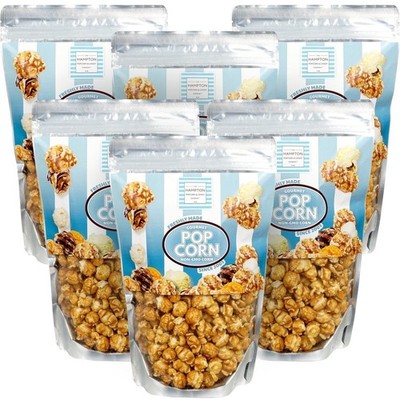 The Hampton Popcorn Company Caramel Popcorn Resealable Zip Bag, 9.5 Ounce...