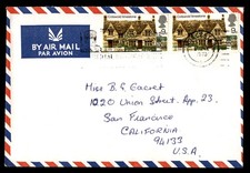 Mayfairstamps Great Britain 1970 Worcester to San Fran CA Cover aaw_17709