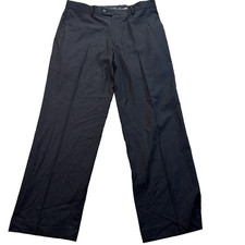 J. Ferrar Modern Fit Dress Pant Black and Gray Stripe Size 36x30