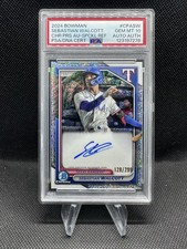 Sebastian Walcott 2024 Bowman Speckle Refractor Auto /299 PSA 10