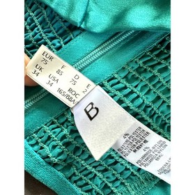 $561 La Perla Maison Silk Bustier USA Size 34B Padding Embroidered NEW Lingerie