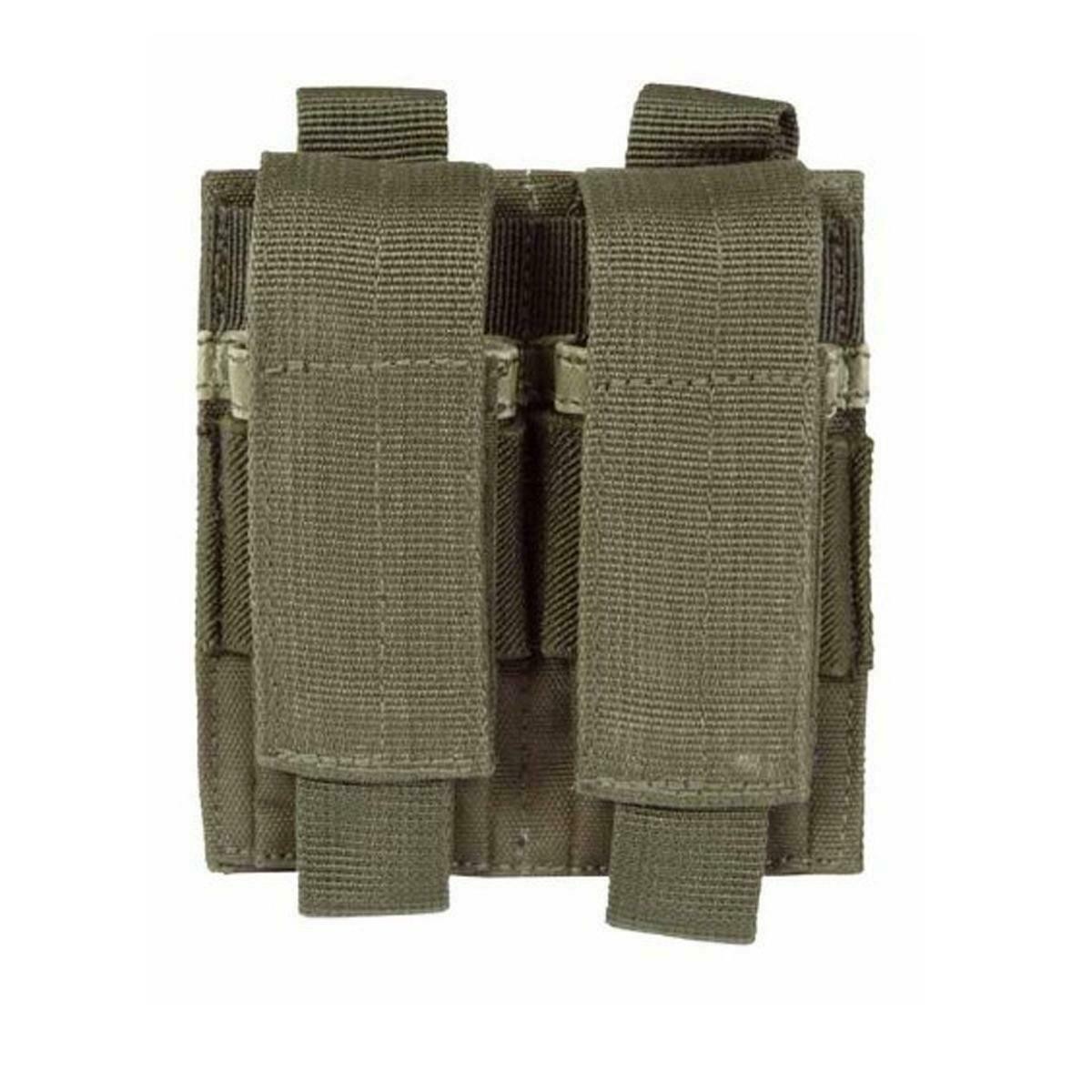 Mil-Tec Double Pistol Magazine Pouch MOLLE Black Airsoft Tactical Webbing