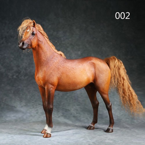Estatua de caballo árabe Mr.Z modelo animal 1/6 équidos árabes corcel pintada de coleccionista - Imagen 28 de 29