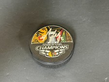 Nick Leddy Blackhawks Signed 2013 Stanley Cup Champs Puck