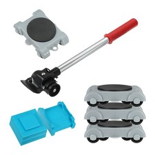 Furniture Mover Dolly with 4x360° Rotation with 8 Wheels with Furniture Lifter