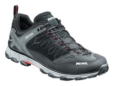 Meindl Freizeitschuh Lite Trail GTX, anthrazit/rot, Größe 11 - 1 Paar