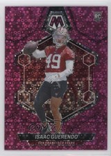 2024 Panini Mosaic Rookies No Huddle Pink Prizm 3/20 Isaac Guerendo #388 0rd2