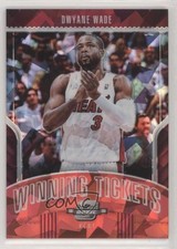 2018 Contenders Optic Winning Tickets Red Cracked Ice Prizm Dwyane Wade HOF i5q