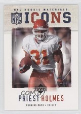 2005 Upper Deck Rookie Materials Icons Priest Holmes #IC-7 1u7