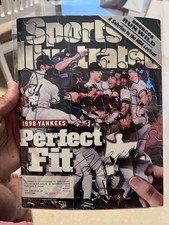 Andy Pettitte New York 1998 Signed Sports illustrated Autograph