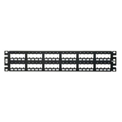 Panduit - CPP48FMVNSWBLY - Panduit Mini-Com Network Patch Panel - 48 Port(s) -