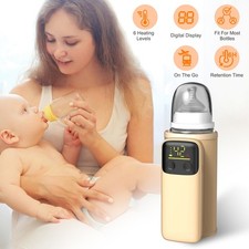 1Pc Portable Bottle Warmer w/Night Light On The Go Baby Milk Warmer Milk Formu