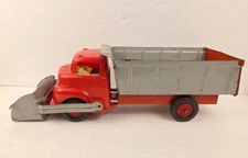 Vintage Wyandotte Dump Truck Front Loader Scoop, Steel Bed-Plastic Cab