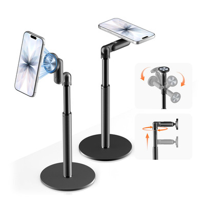 Vtrusta 360 Rotating Magnetic Phone Stand For Magsafe 2 In 1 Adjustable Tablet
