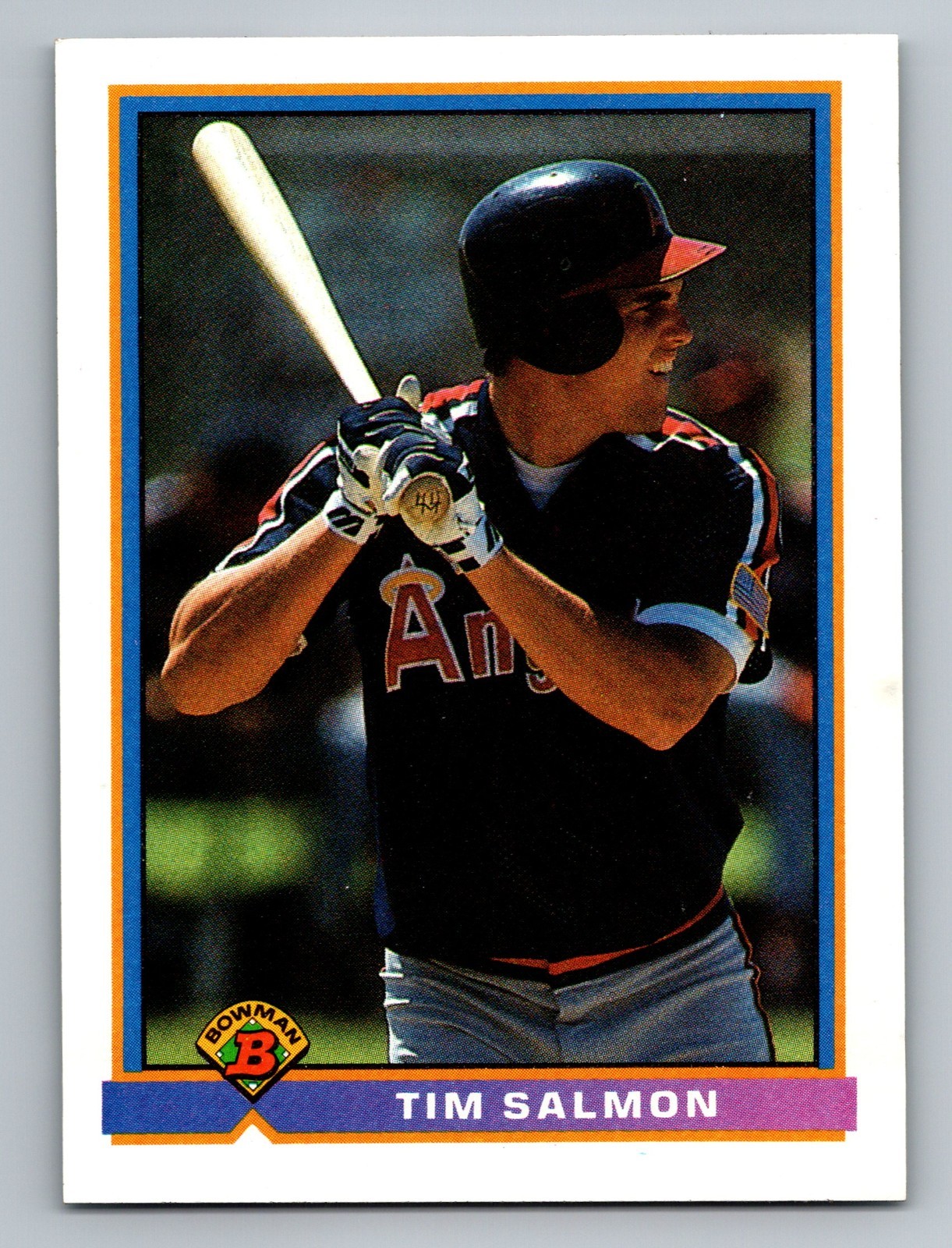1991 BOWMAN - TIM SALMON #203 RC CALIFORNIA ANGELS
