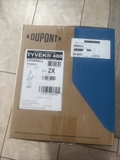 Dupont Tyvek 400 Disposable Protective Coverall Kit 2X -25 Pcs TY122SWH2X  NEW