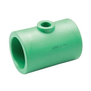 Aquatherm 1060125955 Green Fusiolen Pp-R Socket Weld Reducing Tee 4 X 4 X 3 In