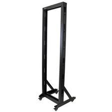 StarTech.com 2-Posten 42 HE mobiles Open Frame Server-Rack zwei Pfosten 19 Zoll Netzwerk-Rack